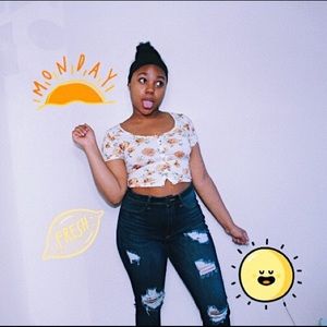 High waisted distressed fashion nova jeans